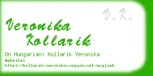 veronika kollarik business card